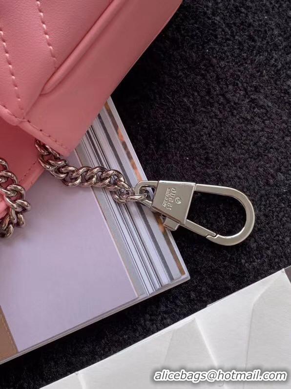 1:1 aaaaa Gucci GG Marmont super mini bag 476433 Pastel pink