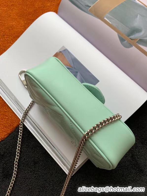 Good Product Gucci GG Marmont super mini bag 476433 Pastel green