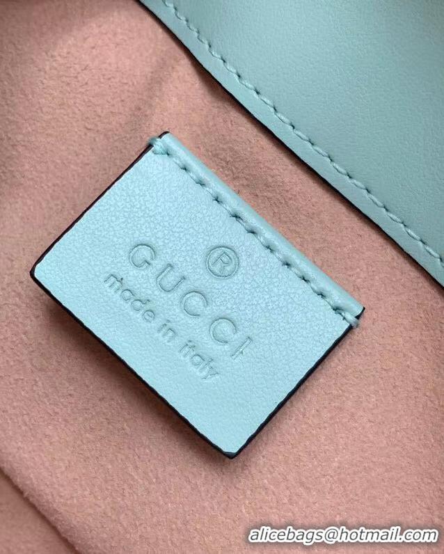 Good Product Gucci GG Marmont super mini bag 476433 Pastel green