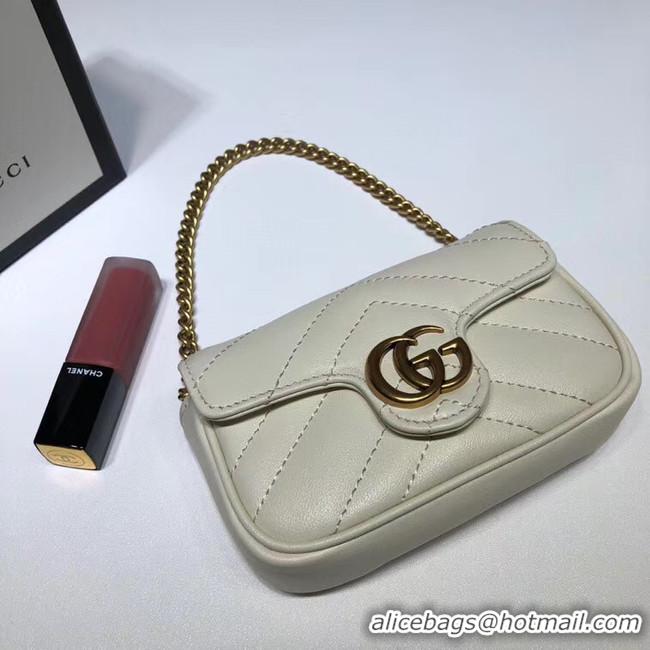 Hot Style Gucci GG Marmont super Clutch bag 575161 white