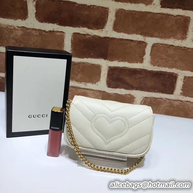 Hot Style Gucci GG Marmont super Clutch bag 575161 white