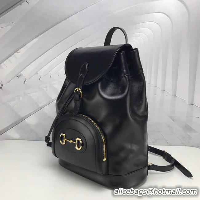 Luxury Classic Gucci 1955 Horsebit backpack 620849 black