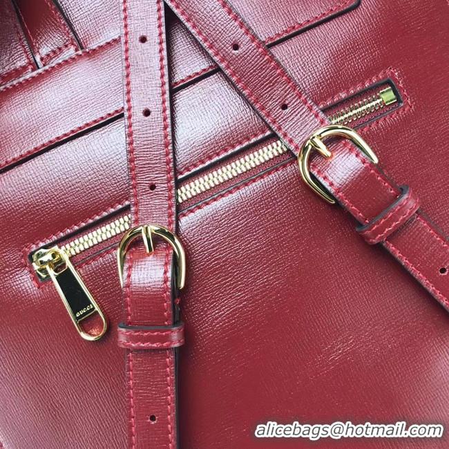 Luxury Gucci 1955 Horsebit backpack 620849 red