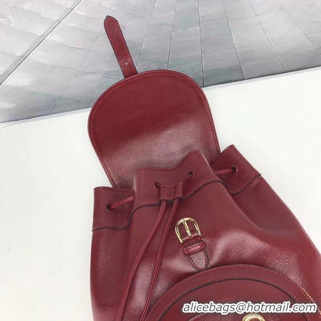 Luxury Gucci 1955 Horsebit backpack 620849 red