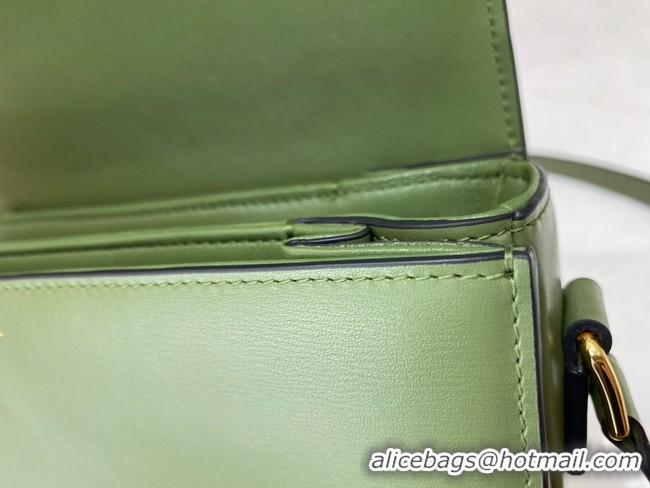 Top Quality Celine MINI FOLCO BAG CANVAS CL01503 green