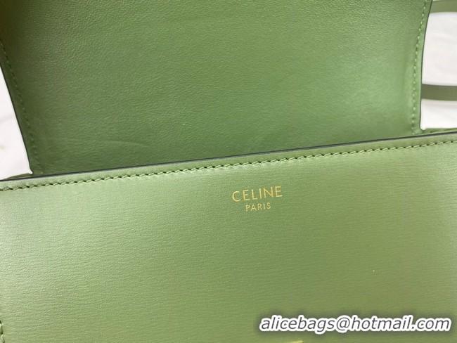 Top Quality Celine MINI FOLCO BAG CANVAS CL01503 green