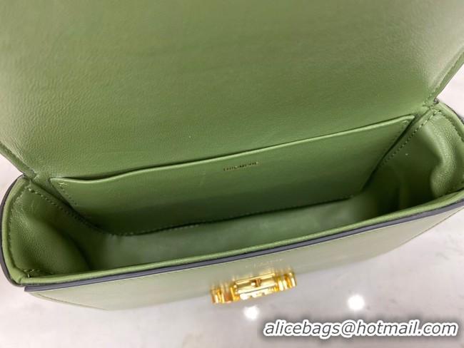 Top Quality Celine MINI FOLCO BAG CANVAS CL01503 green