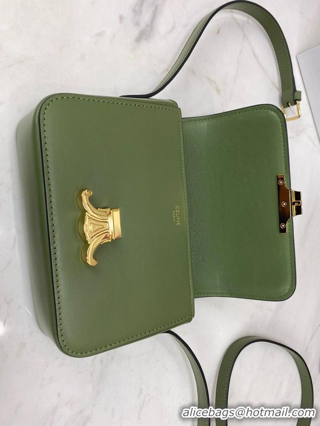 Top Quality Celine MINI FOLCO BAG CANVAS CL01503 green