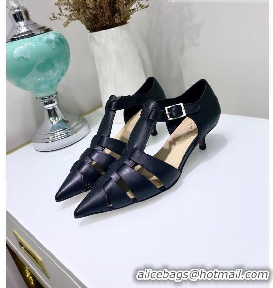 Popular Style Dior Sauvage Pump in Calfskin CD1439 Black 2020