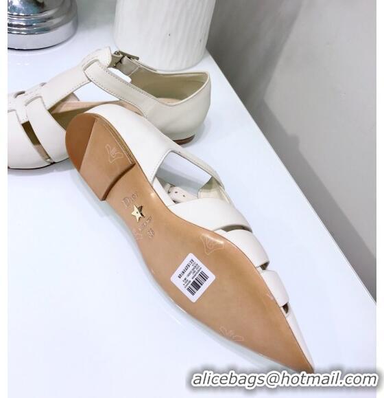 Classic Faux Dior Sauvage Pump in Calfskin CD1439 White 2020