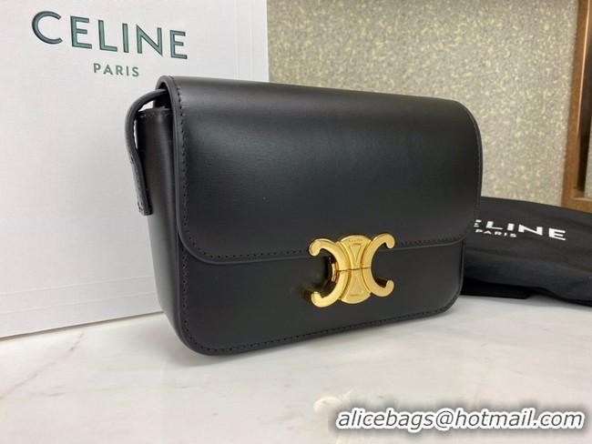 Stylish Celine MINI FOLCO BAG CANVAS CL01503 black