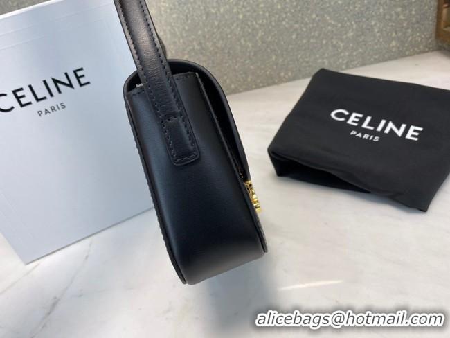 Stylish Celine MINI FOLCO BAG CANVAS CL01503 black