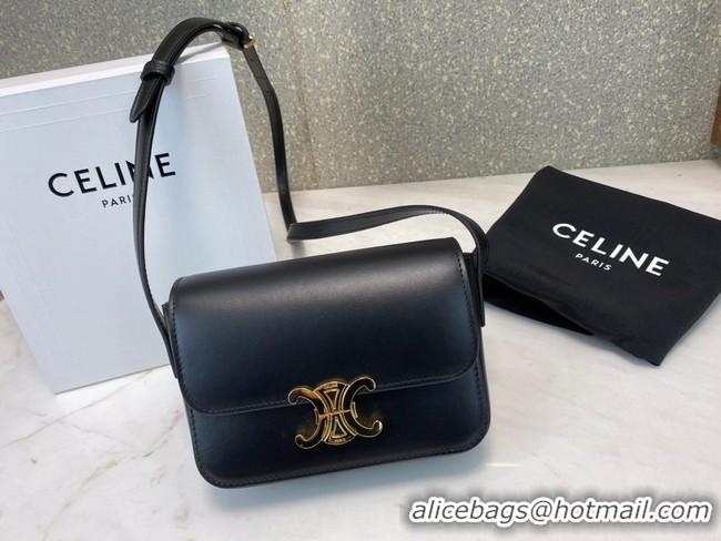 Stylish Celine MINI FOLCO BAG CANVAS CL01503 black