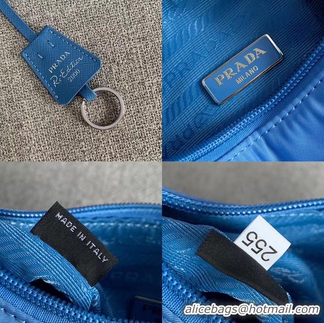 Practical Prada Re-Edition 2000 nylon mini-bag 91515 blue