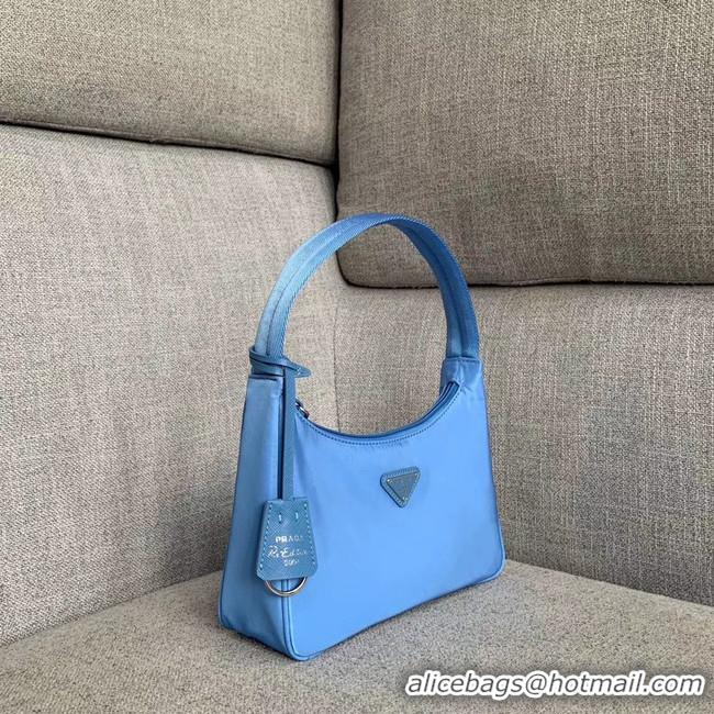 Practical Prada Re-Edition 2000 nylon mini-bag 91515 blue