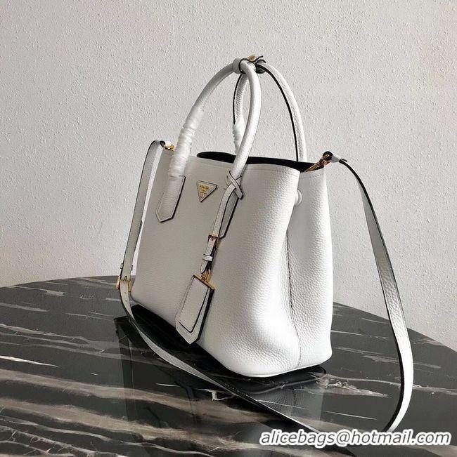 Sophisticated Prada Deer skin bag 1BG008 1BG008 white