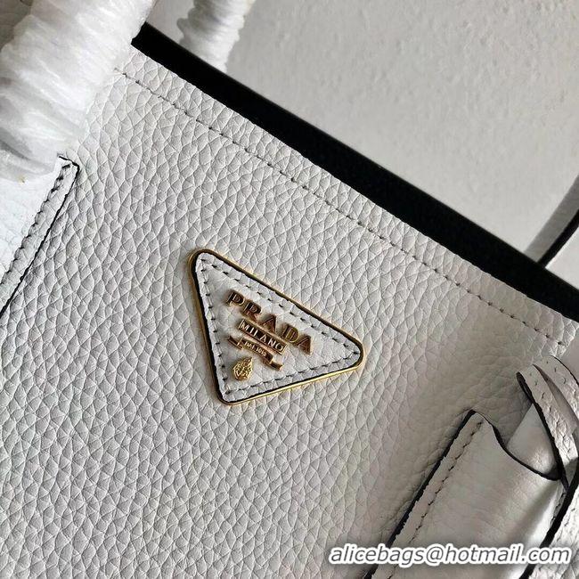 Sophisticated Prada Deer skin bag 1BG008 1BG008 white