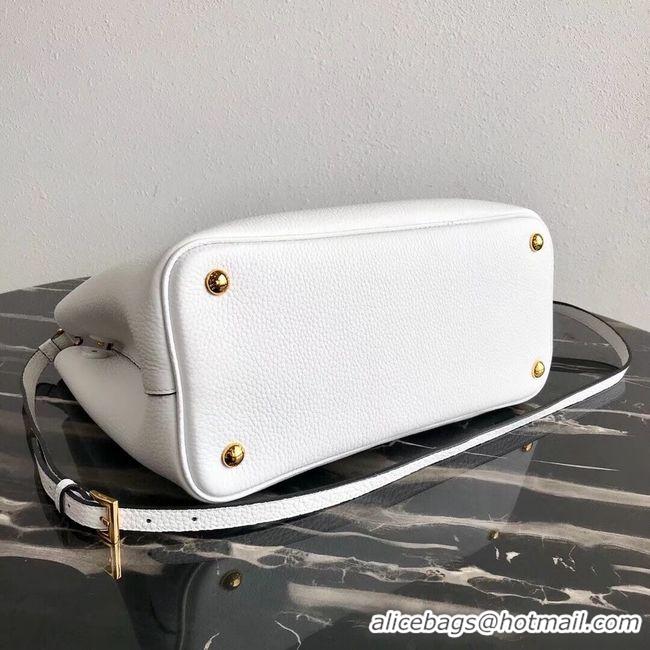 Sophisticated Prada Deer skin bag 1BG008 1BG008 white