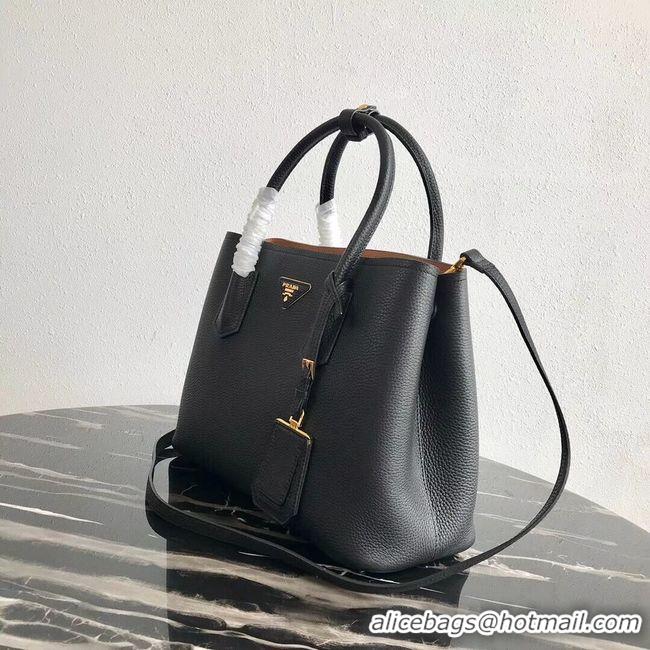 Best Price Prada Deer skin bag 1BG008 black&rbrown