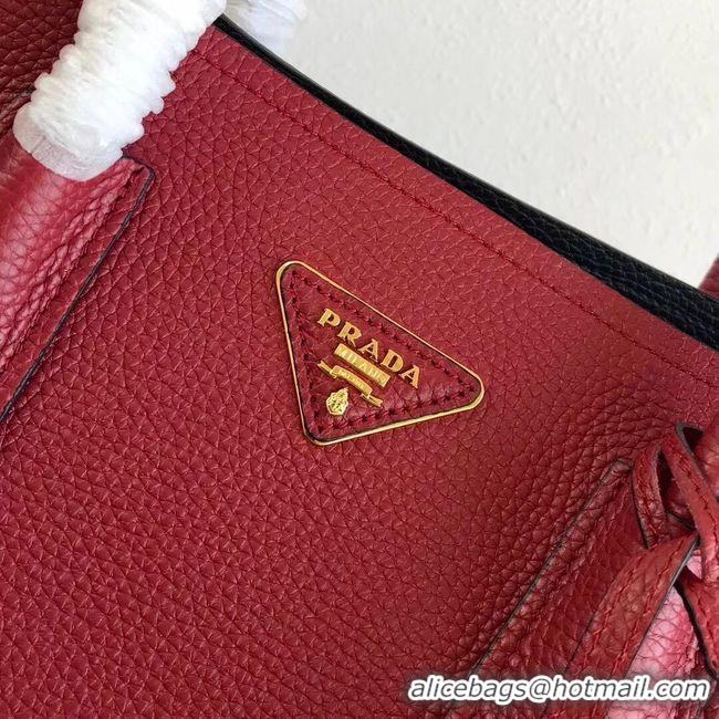 Stylish Prada Deer skin bag 1BG008 red