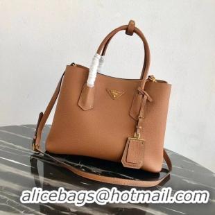 Luxury Hot Prada Deer skin bag 1BG008 brown