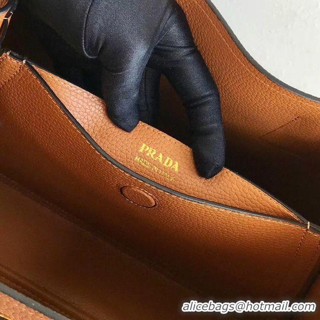 Luxury Hot Prada Deer skin bag 1BG008 brown