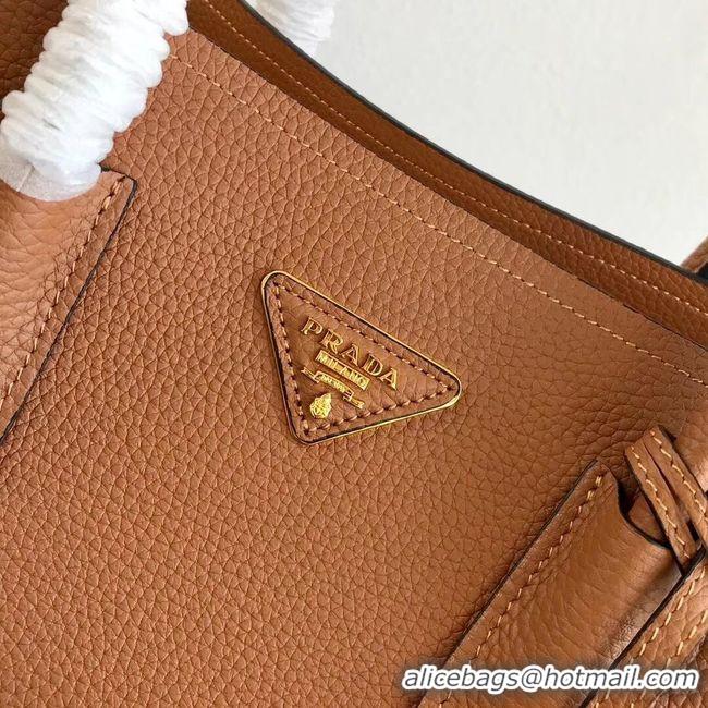 Luxury Hot Prada Deer skin bag 1BG008 brown