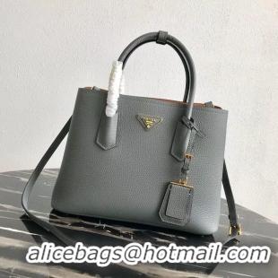 Sumptuous Prada Deer skin bag 1BG008 grey