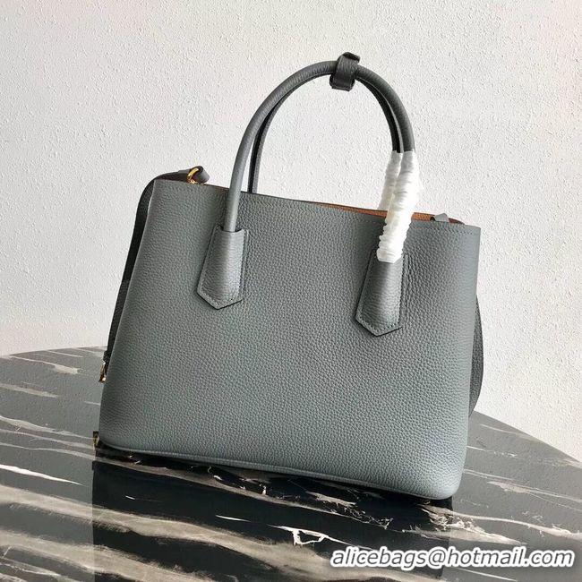 Sumptuous Prada Deer skin bag 1BG008 grey