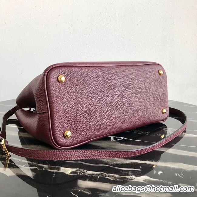 Hot Style Prada Deer skin bag 1BG008 Burgundy