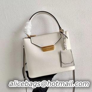 Classic Hot Prada Calf skin tote 1BN012 white