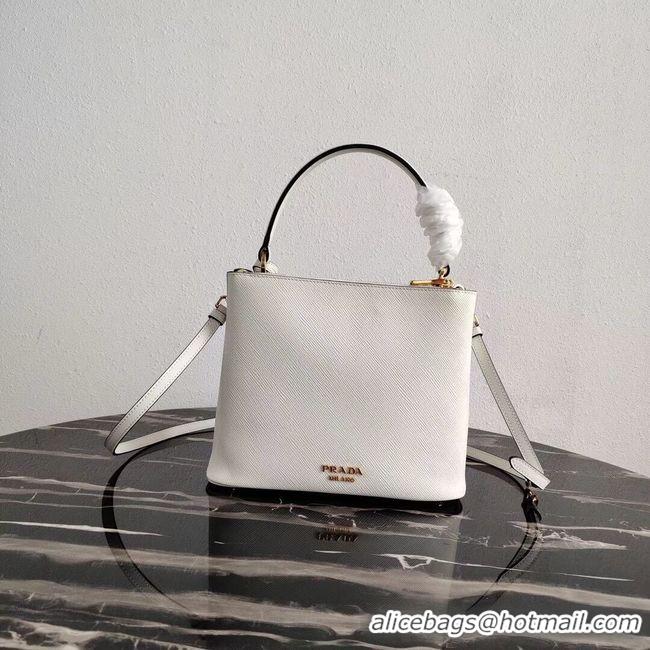 Classic Hot Prada Calf skin tote 1BN012 white