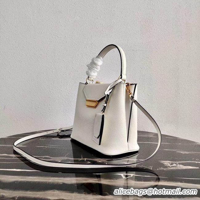 Classic Hot Prada Calf skin tote 1BN012 white