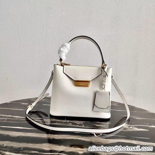 Classic Hot Prada Calf skin tote 1BN012 white