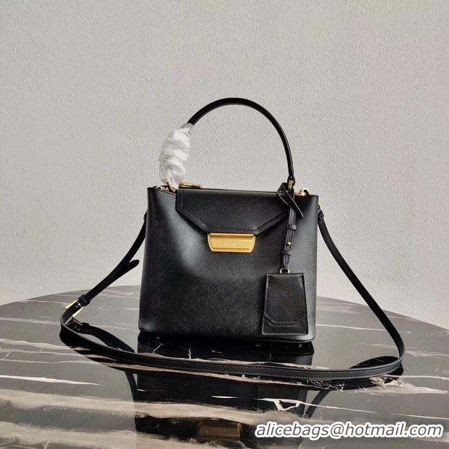 Perfect Prada Calf skin tote 1BN012 black