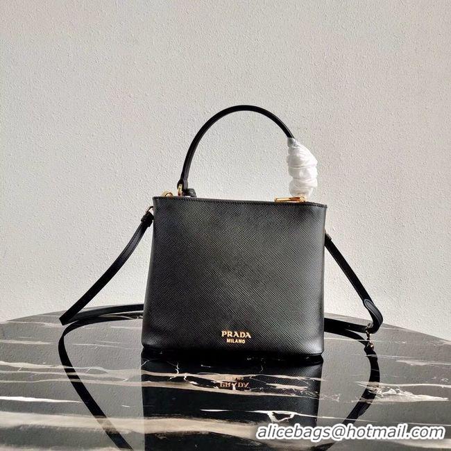 Perfect Prada Calf skin tote 1BN012 black