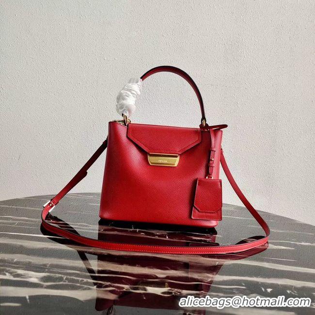 Stylish Prada Calf skin tote 1BN012 red