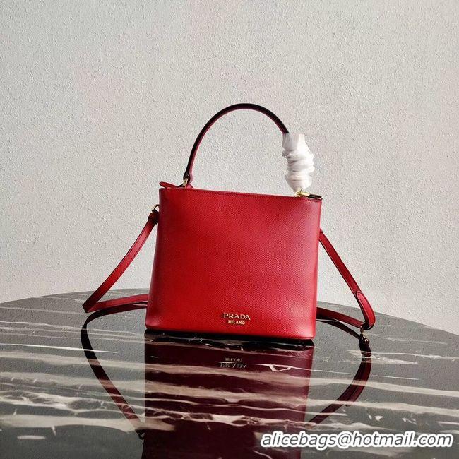 Stylish Prada Calf skin tote 1BN012 red