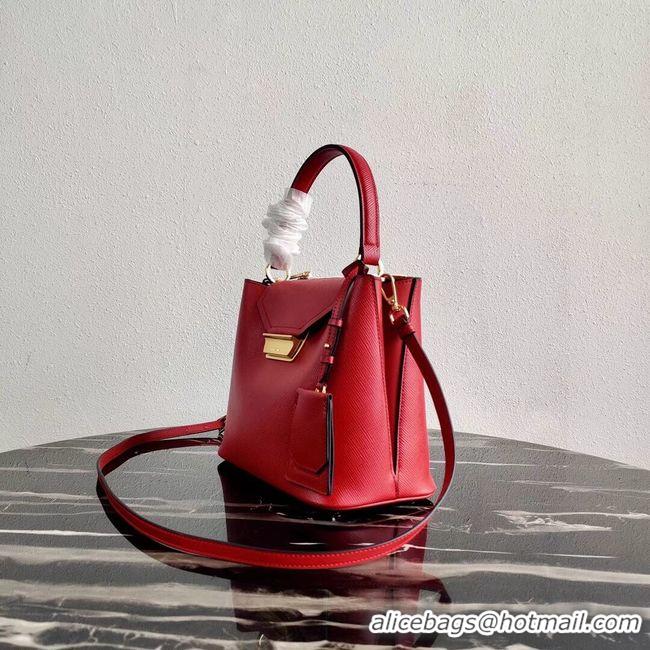 Stylish Prada Calf skin tote 1BN012 red