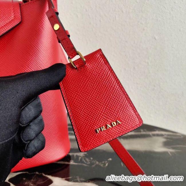 Stylish Prada Calf skin tote 1BN012 red