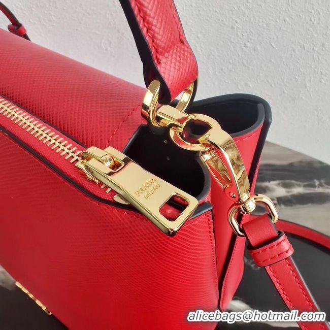 Stylish Prada Calf skin tote 1BN012 red