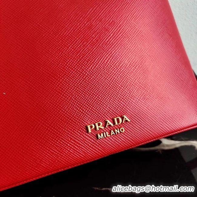 Stylish Prada Calf skin tote 1BN012 red