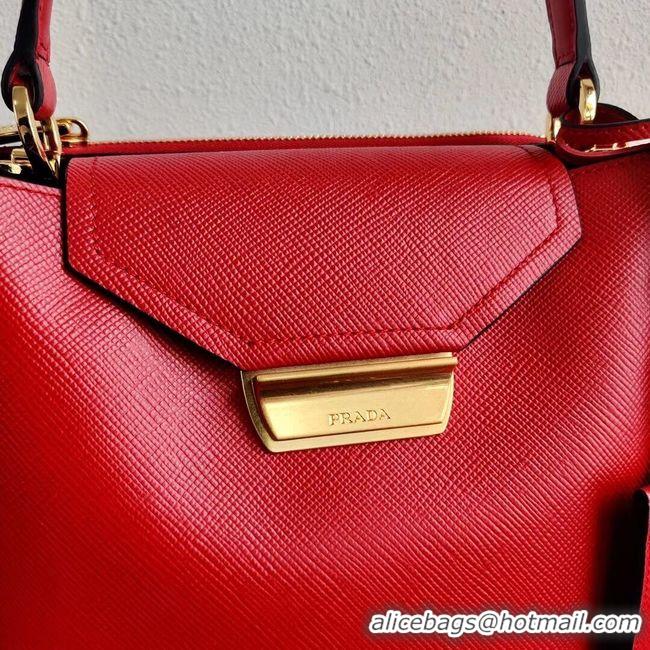 Stylish Prada Calf skin tote 1BN012 red