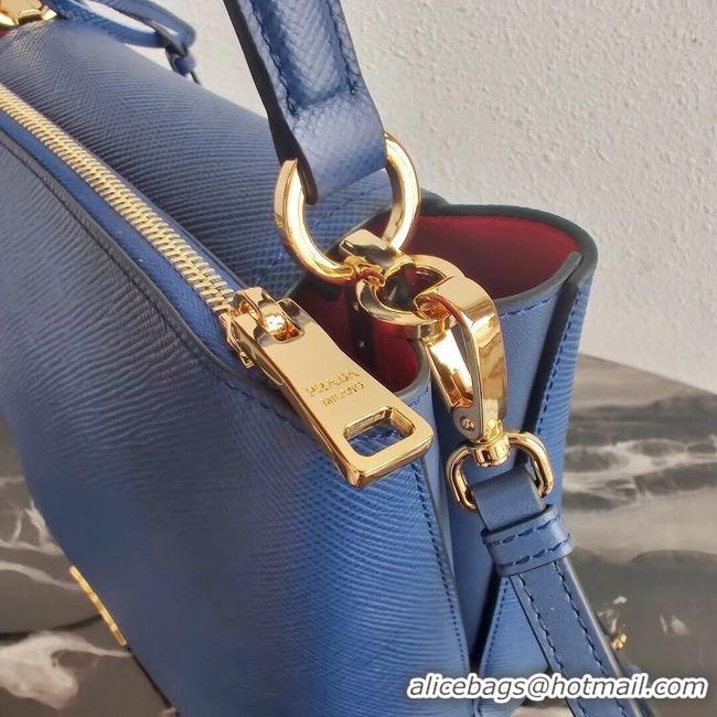 Luxury Prada Calf skin tote 1BN012 blue