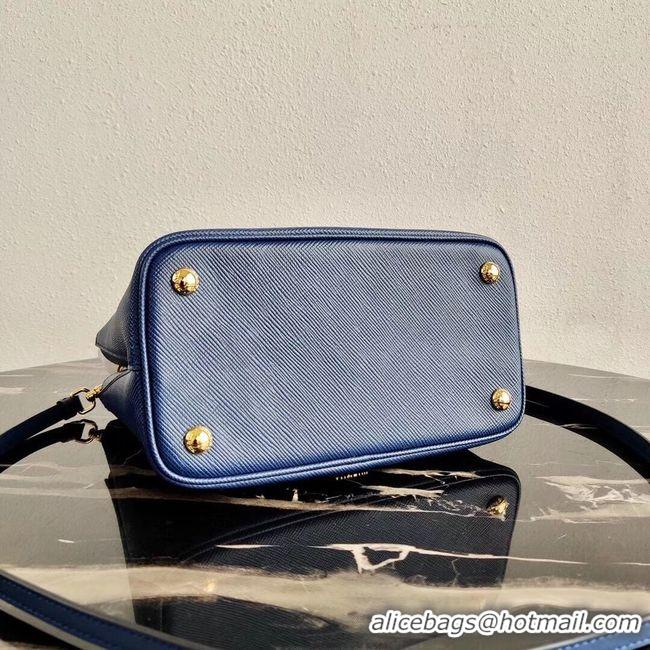 Luxury Prada Calf skin tote 1BN012 blue