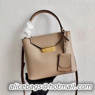 Good Taste Prada Calf skin tote 1BN012 apricot