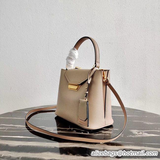 Good Taste Prada Calf skin tote 1BN012 apricot