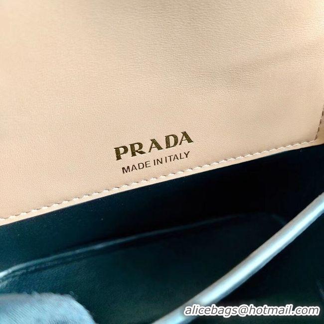 Good Taste Prada Calf skin tote 1BN012 apricot