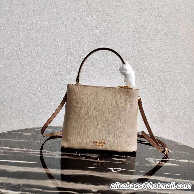 Good Taste Prada Calf skin tote 1BN012 apricot