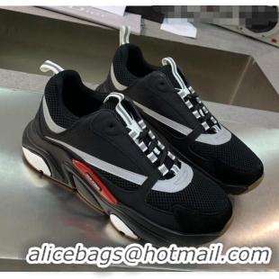 Reasonable Price Dior B22 Sneaker in Calfskin And Technical Mesh CD1330 Black/Silver 2020